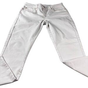 Denizen Levis Denim Stretch Jeans Low Rise Jeggings Straight Women White